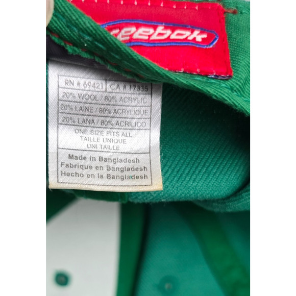 Reebok Boston Celtics Leprechaun Logo Hat NBA Green - Picture 6 of 12